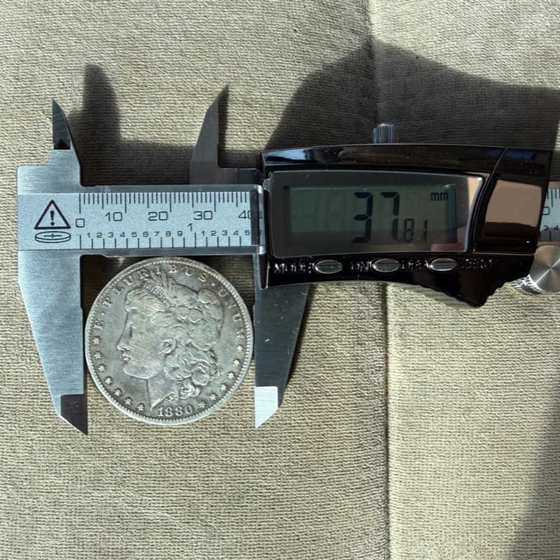 Sigma Metalytics test result on Morgan dollar