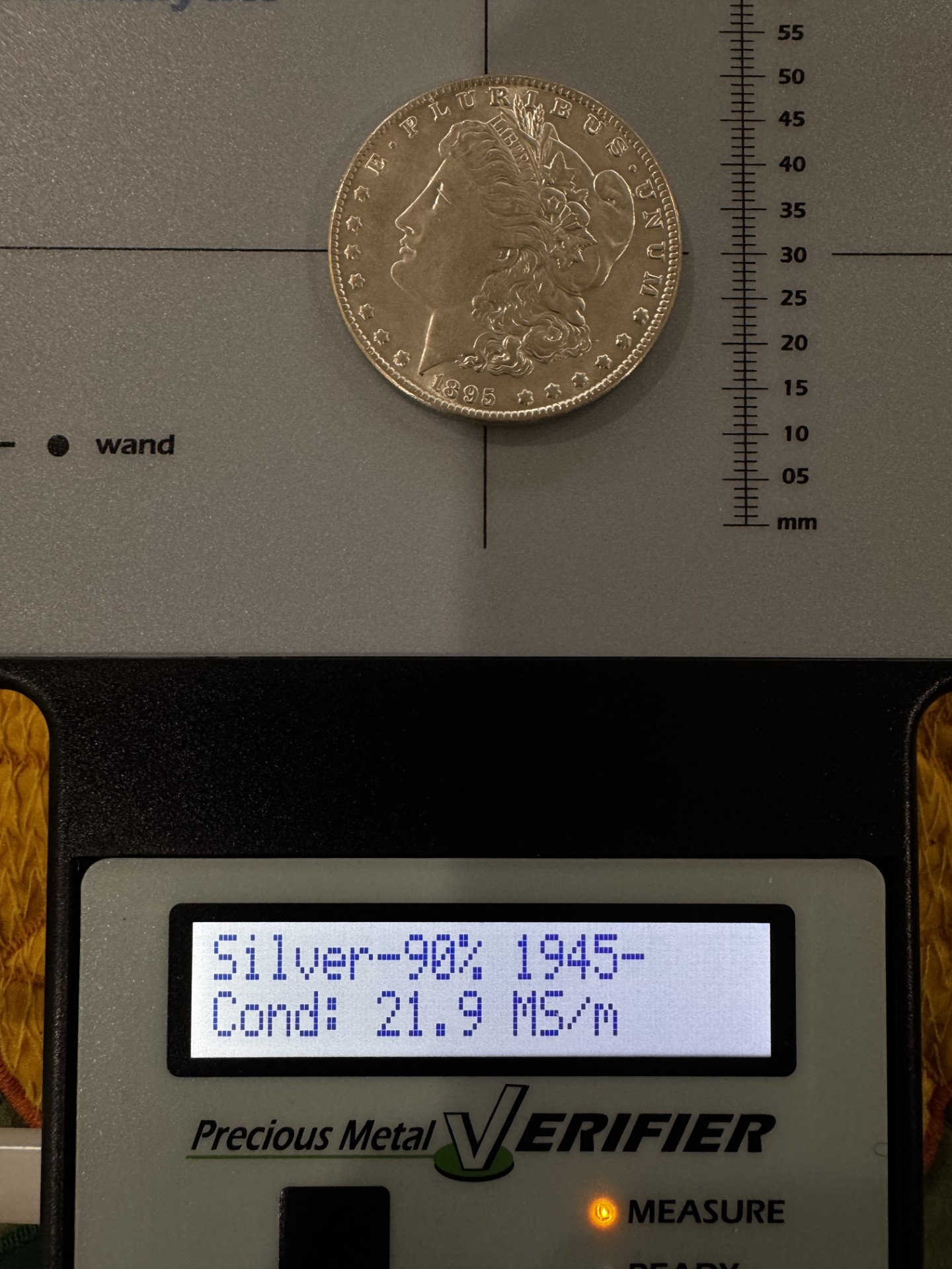 Sigma measurement mode showing conductivity reading